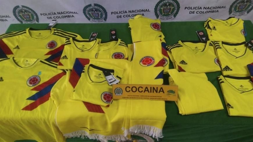 جاسازی کوکائین در لباس تیم ملی کلمبیا !