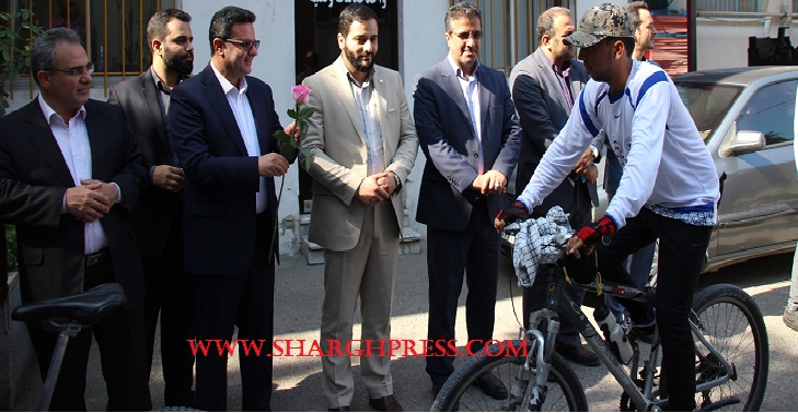 اعزام گروه دوچرخه سواری شرق مازندران به مشهد مقدس