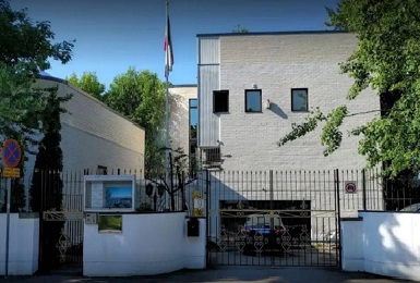 سفارت ایران در فنلاند مورد تعرض قرار گرفت