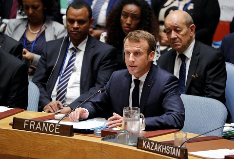 رئیس جمهور فرانسه در جلسه شورای امنیت : ایران به برجام پایبند بود