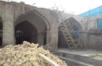 مسجد جامع سوخته ساری در حال ترمیم / تصاویر