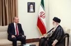 رهبر انقلاب در دیدار اردوغان : ایران و ترکیه دو کشور آبرومند و قدرتمند منطقه هستند