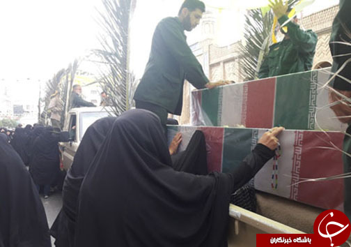 تشییع شهدای گمنام در ساری/ دو شهید در نکا خاکسپاری می شوند +تصاویر