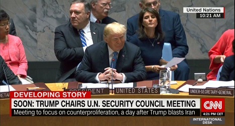 ترامپ در شورای امنیت سازمان ملل علیه ایران چه گفت؟