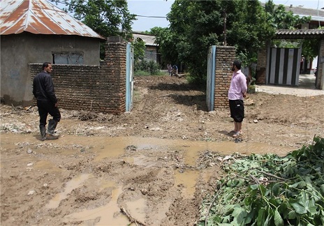 سیل به ۹۵ واحد مسکونی شهرستان گلوگاه خسارت زد