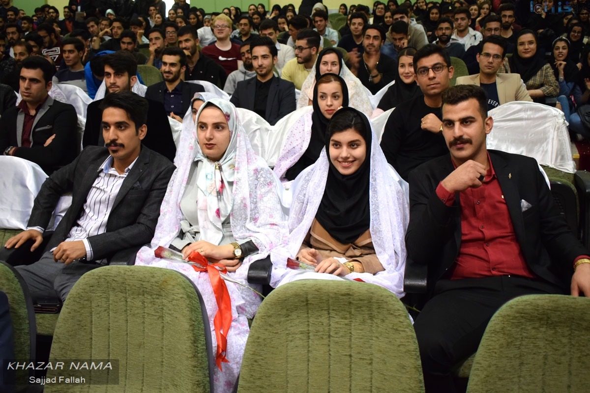 مراسم ازدواج دانشجویی در دانشگاه علم و فناوری بهشهر / تصاویر