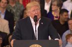 رئیس جمهور آمریکا تظاهرات کنندگان را تروریست خطاب کرد