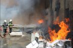 کارخانه تولیدی ابر و فوم ساری در آتش سوخت