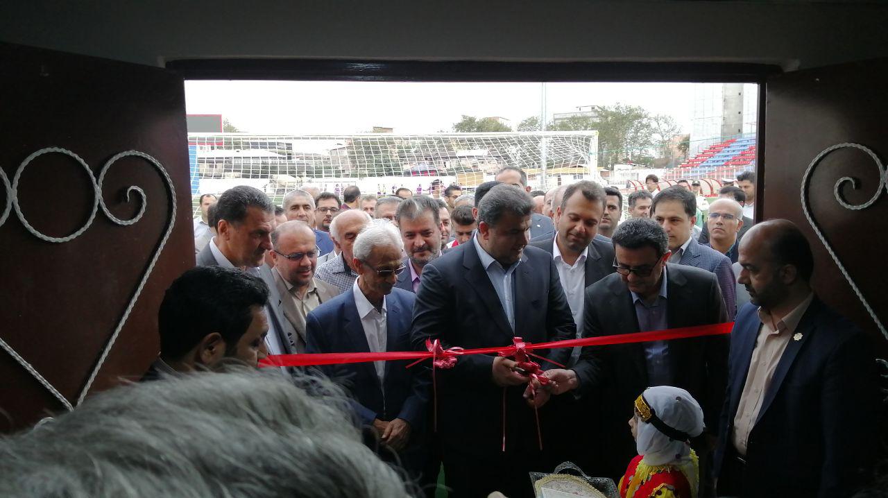 پروژه بهسازی و ساخت ورزشگاه شهید وطنی قائمشهر رسماً به بهره برداری رسید