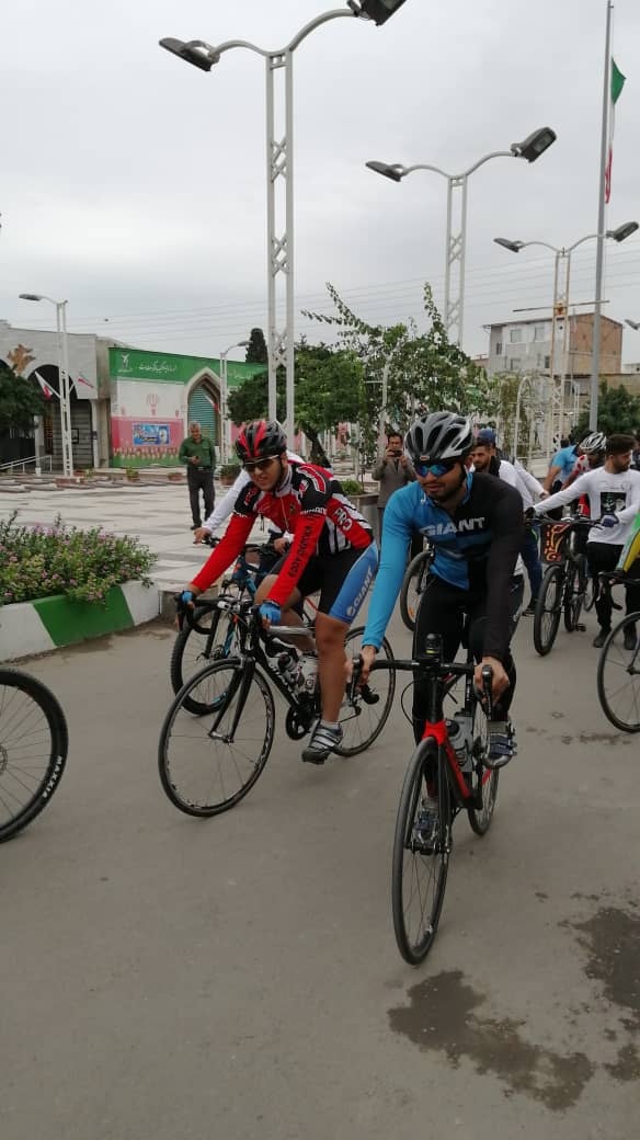 مراسم بدرقه از تور دوچرخه سواران مازندران، اعزامی به مشهد مقدس30
