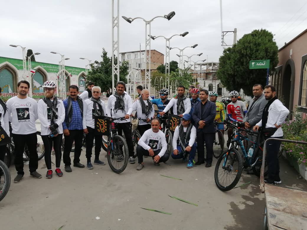 مراسم بدرقه از تور دوچرخه سواران مازندران، اعزامی به مشهد مقدس30