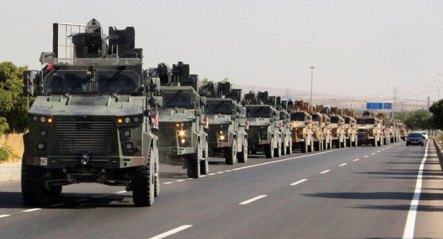 عملیات نظامی ارتش ترکیه علیه کردها در خاک سوریه آغاز شد