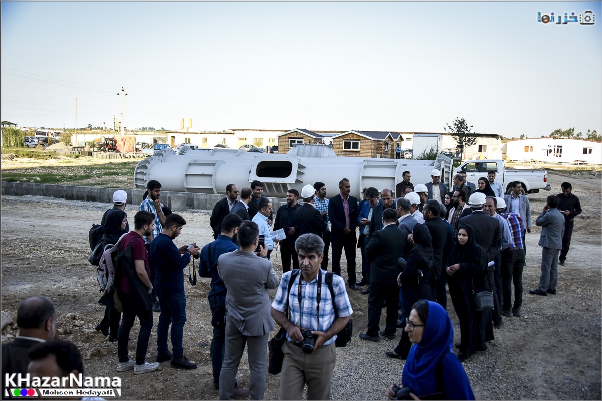 بازدید اعضای شورای اطلاع رسانی استان از نیروگاه زباله سوز ساری / تصاویر