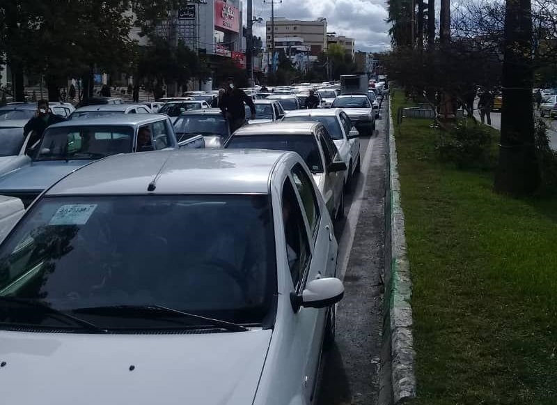 تجمع اعتراضی در مازندران بدلیل افزایش قیمت بنزین