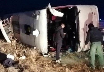 اتوبوس مرگ در جاده ها مازندران واژگون شد + اسامی جان باختگان