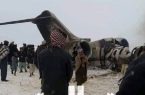 طالبان هواپیمای جت آمریکایی را سرنگون کرد + عکس
