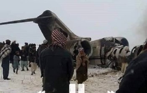 طالبان هواپیمای جت آمریکایی را سرنگون کرد + عکس