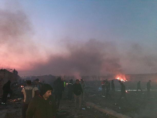 سقوط هواپیمای مسافربری اکراین در تهران