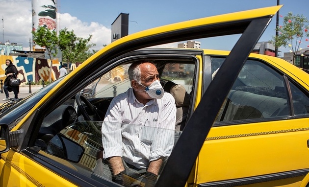 رانندگان تاکسی بدون ماسک جریمه می شوند