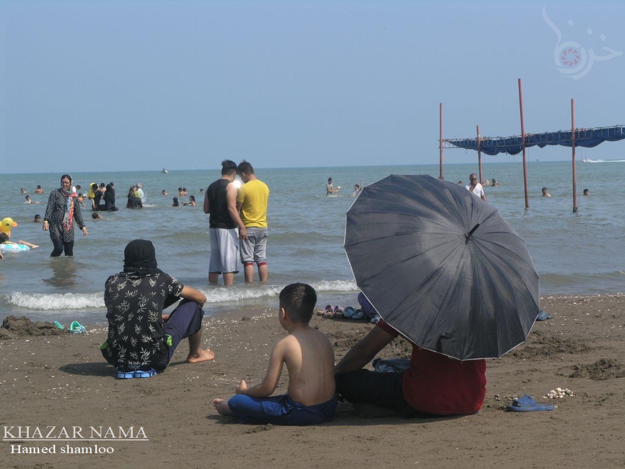 سواحل شلوغ مازندران در ایام تعطیلات تاسوعا و عاشورا ! / تصاویر