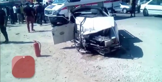 تصادف ۳ خودرو در نکا، ۶ نفر را راهی بیمارستان کرد