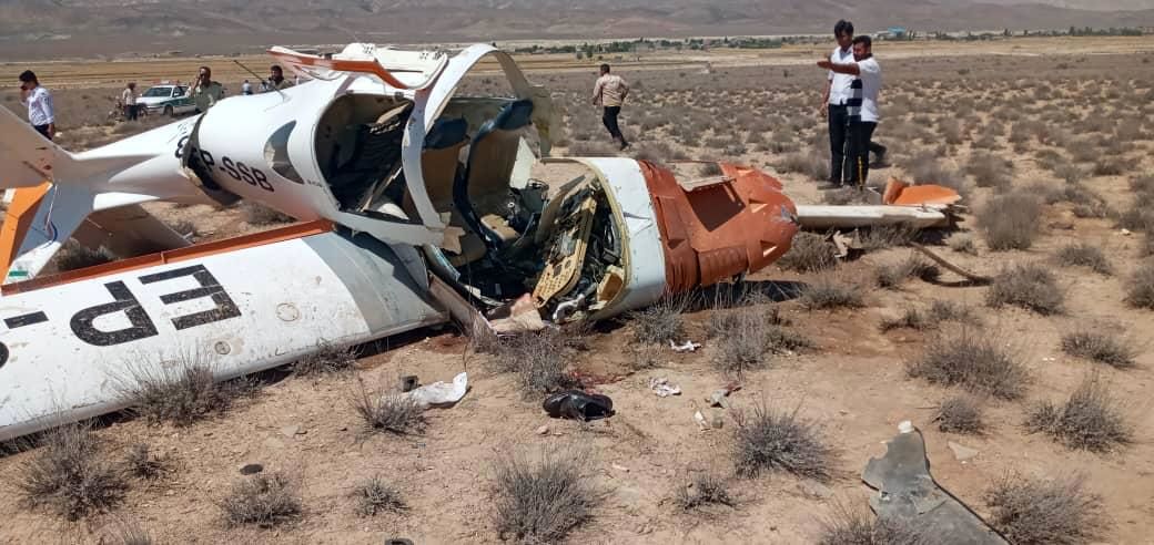 سقوط هواپیما در بجنورد + عکس