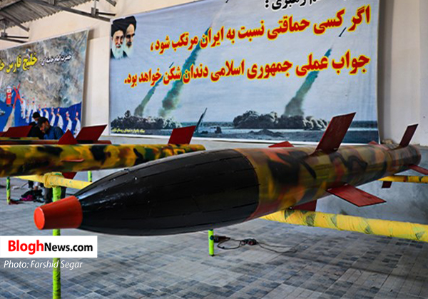 تصاویری از رزمایش موشکی انتقام در شهرستان بهشهر