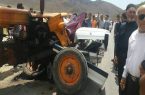 تصادف مرگبار تراکتور با پراید در نکا
