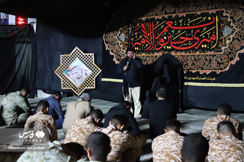 تصاویری از مراسم عزاداری سالار شهیدان در دانشگاه علوم دریایی نوشهر