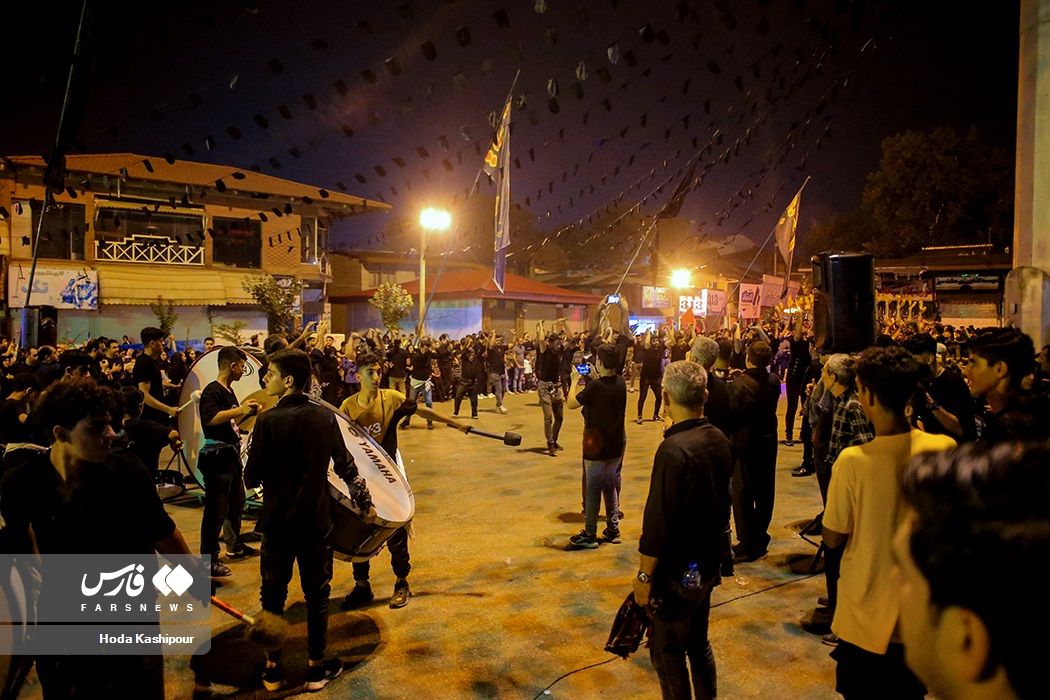 تصاویری از مراسم عزاداری مردم ساری در شب های محرم